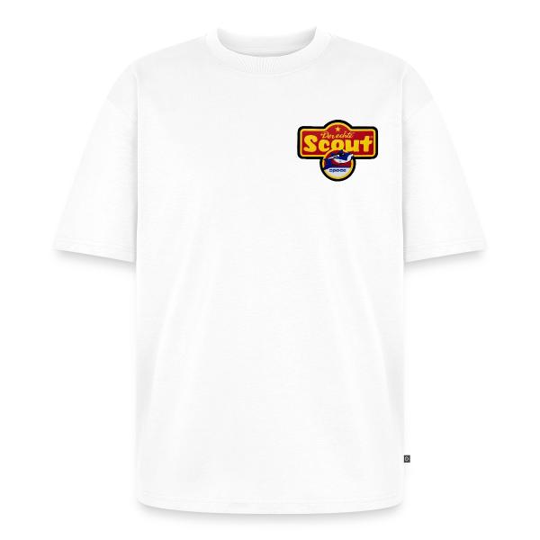 Scout Retro Logo SPACE, Weiß, Ansicht Vorne